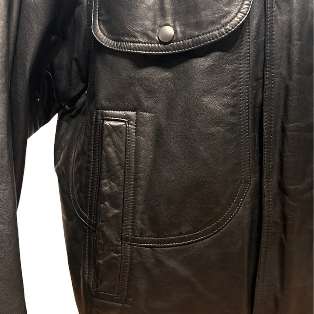 Vintage Don Nash Limited leather bomber jacket! Sz 40 - Picture 4 of 16